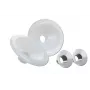 Protetores de mamilo e almofadas Philips AVENT para seios maiores (acessório para bomba de leite hands-free)