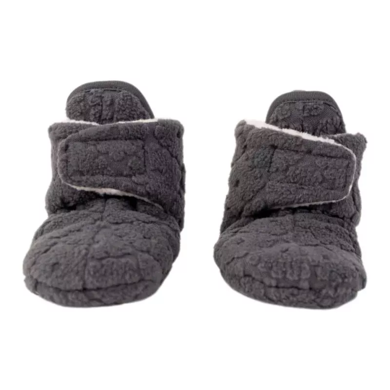 Sapatos de bebé Lodger Slipper Folklore Fleece, 12-18 meses, Pigeon