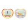 Chupeta Philips AVENT Ultra Air Night 0-6 meses, pack de 2, brilha no escuro