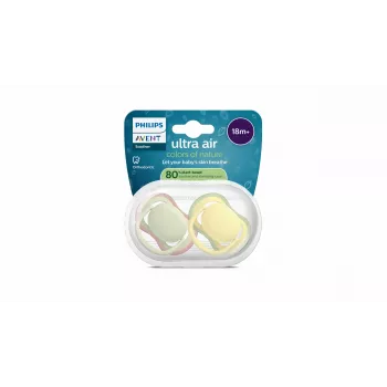 Chupeta Philips Avent Ultra Air 18+ meses, pack de 2, neutro