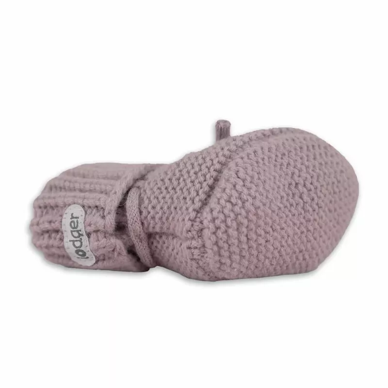 Sapatos de bebé Lodger Slipper Merino Wool, rosa, 0-6 meses