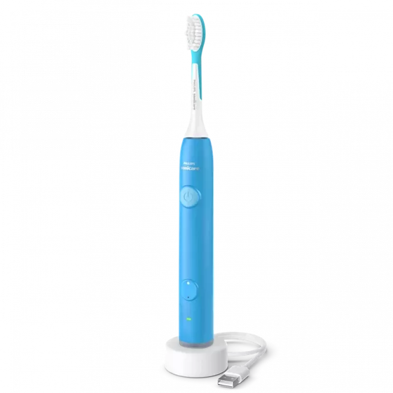 Philips Sonicare for Kids escova de dentes elétrica sónica Bluetooth Connected HX6600/12, azul