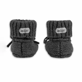 Pantufas de bebé Lodger Slipper Merino Wool, Pigeon, 0-6 meses