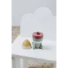 Torre de empilhar de silicone BABY'S ONLY foguetão, Opal, 0+ meses
