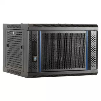 Armário de servidor de parede DSIT 6U com porta frontal perfurada 600x450x367mm (DS6406PP)