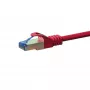 DSIT cabo de rede CAT 6a LSOH - S/FTP - 30 metros - vermelho (DC-6A5-300)