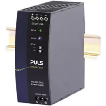 PULS PIANO fonte de alimentação para calha DIN 480W 24V 20A PIC480.241C