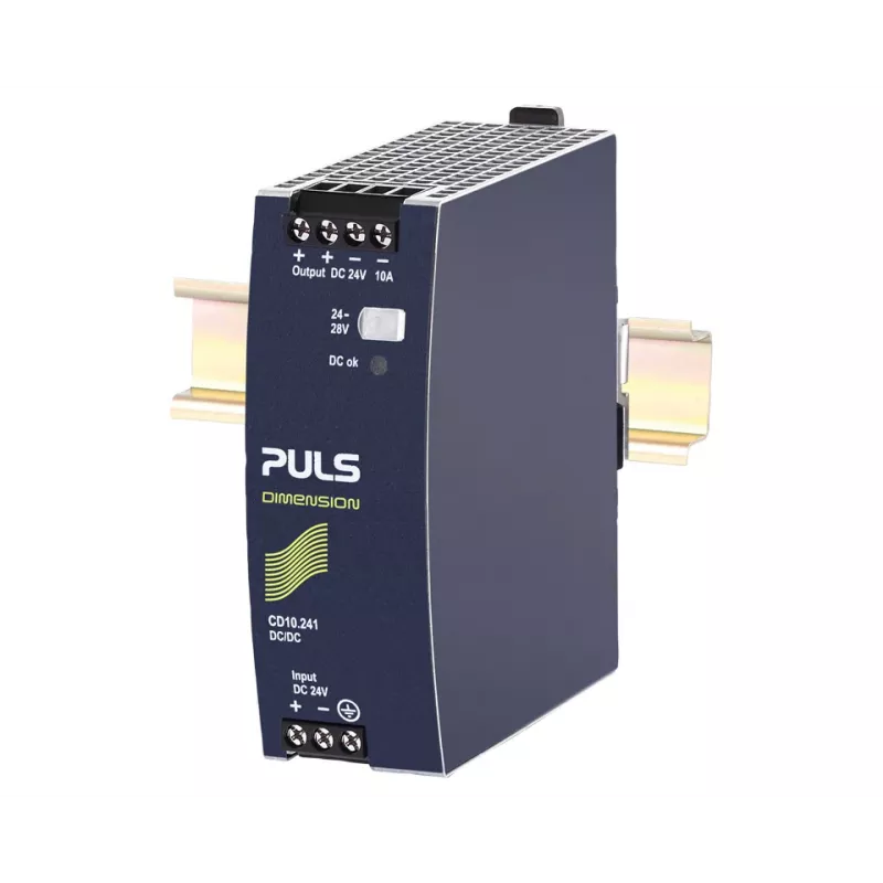 PULS CD10.241 conversor DC/DC 24V 10A 240W calha DIN