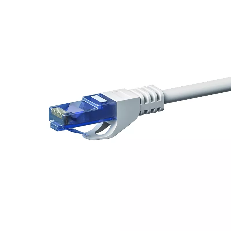 DSIT cabo de rede Ethernet CAT6a U/UTP, 100% cobre, 1,5 m, branco DC-U6A2-015