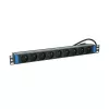 DSIT PDU de 19 polegadas com 9 tomadas e pino de terra (DS-9PDU-PE)