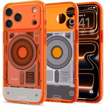 Spigen Ultra Hybrid capa MagSafe para iPhone 17 Pro / 18 Pro - C1 Tangerine