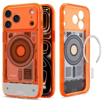 Spigen Ultra Hybrid capa MagSafe para iPhone 17 Pro / 18 Pro - C1 Tangerine