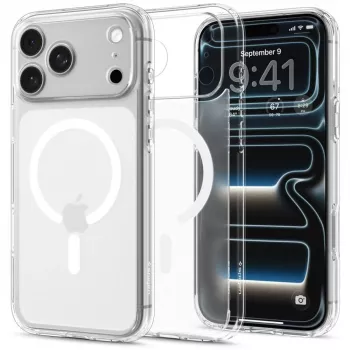 SPIGEN Ultra Hybrid capa MagSafe para iPhone 17 Pro Max / 18 Pro Max - Frost White