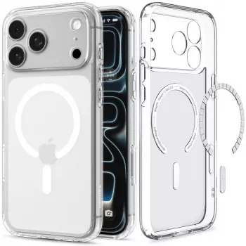 SPIGEN Ultra Hybrid capa MagSafe para iPhone 17 Pro Max / 18 Pro Max - Frost White