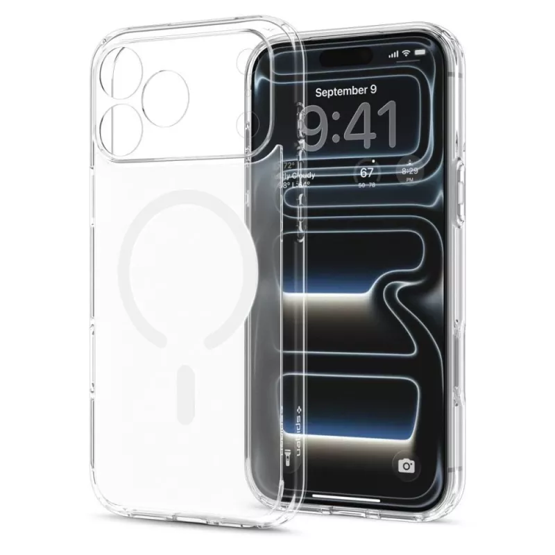SPIGEN Ultra Hybrid capa MagSafe para iPhone 17 Pro Max / 18 Pro Max - Frost White