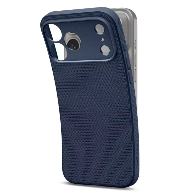 Spigen Liquid Air capa para iPhone 18 Pro / 17 Pro – Navy Blue