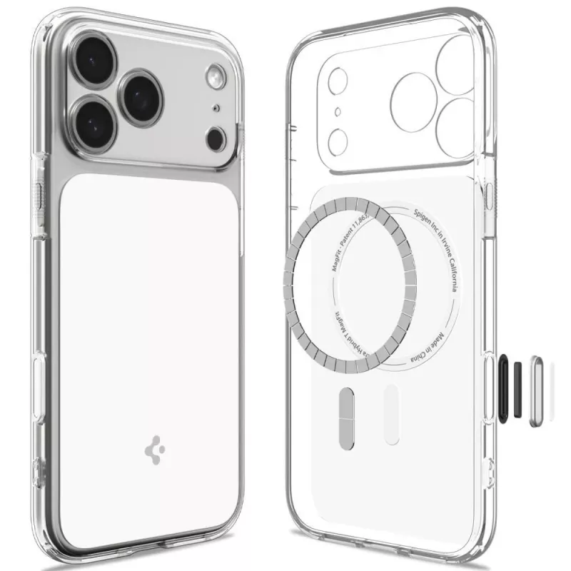 Spigen Ultra Hybrid T capa MagSafe para iPhone 17 Pro / 18 Pro - Glossy White