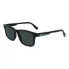 Óculos de sol retangulares de homem Lacoste L997S-1, Preto/Cinzento, 54 mm
