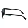 Óculos de sol retangulares de homem Lacoste L997S-1, Preto/Cinzento, 54 mm