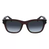 Óculos de sol unissexo Paul Smith P23601SHOWIT armação preta retangular lentes cinzento-escuro 55-19-145