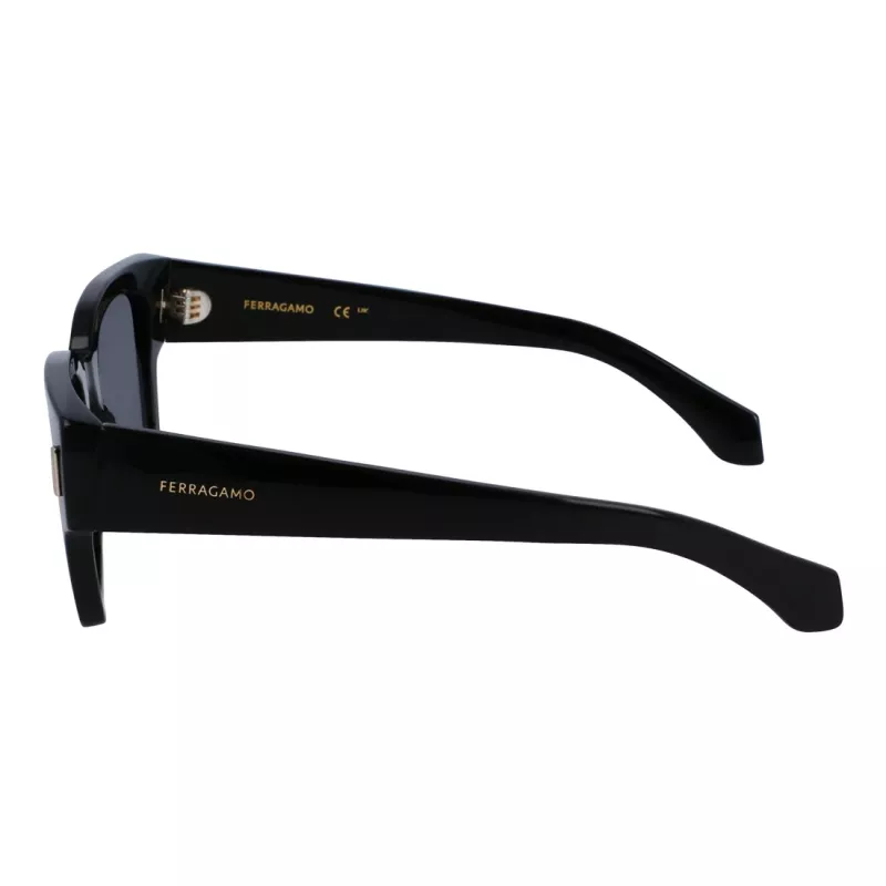 Óculos de sol de homem Ferragamo SF2010S-1 Preto/Cinzento 52 mm