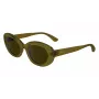 Óculos de sol quadrados de mulher Longchamp LO756S, armação Havana, lentes degradê castanhas, 50/21/140 mm LO756S5021200