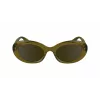 Óculos de sol quadrados de mulher Longchamp LO756S, armação Havana, lentes degradê castanhas, 50/21/140 mm LO756S5021200