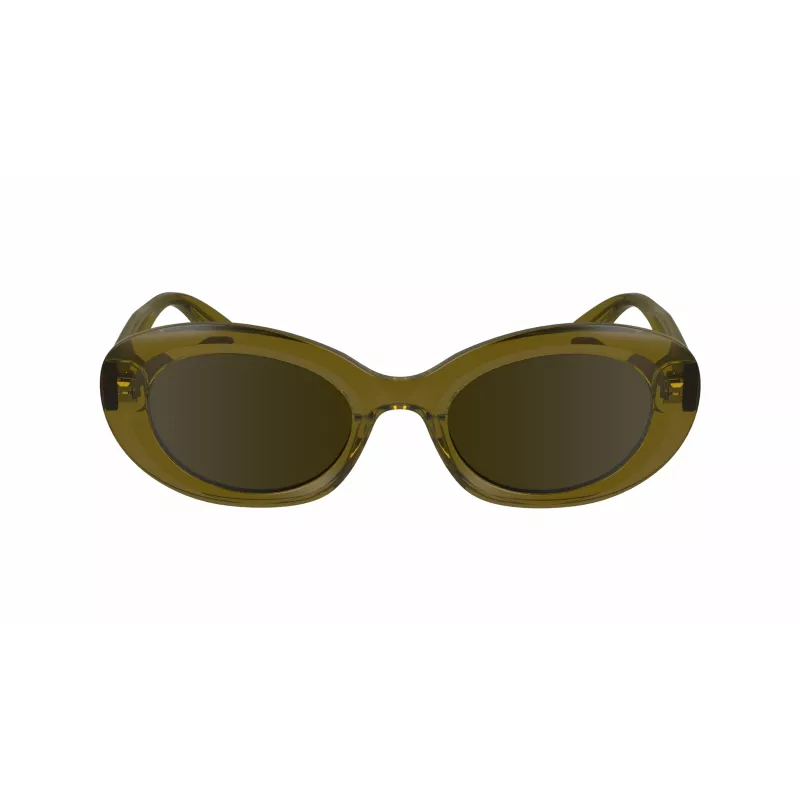 Óculos de sol quadrados de mulher Longchamp LO756S, armação Havana, lentes degradê castanhas, 50/21/140 mm LO756S5021200