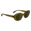 Óculos de sol quadrados de mulher Longchamp LO756S, armação Havana, lentes degradê castanhas, 50/21/140 mm LO756S5021200