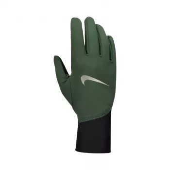 Luvas de corrida de homem Nike Pacer Midweight Verde/Preto XL