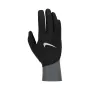Luvas de corrida de homem Nike Pacer Midweight Preto/Cinzento L