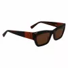 Longchamp LO763S-211 óculos de sol de mulher, armação Havana, lente Gradient Brown, 53mm