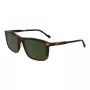 ZEISS óculos de sol de homem ZS25555S-230 retangulares, armação Havana, lentes castanhas, 58-17-145
