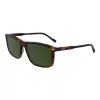 ZEISS óculos de sol de homem ZS25555S-230 retangulares, armação Havana, lentes castanhas, 58-17-145
