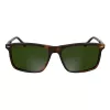 ZEISS óculos de sol de homem ZS25555S-230 retangulares, armação Havana, lentes castanhas, 58-17-145