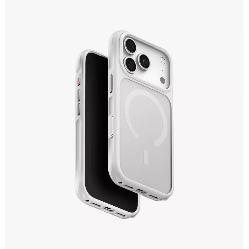 UNIQ Veren MagClick capa de carregamento para iPhone 18 Pro / 17 Pro – bordô