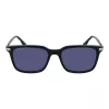 Lacoste óculos de sol de homem L6035S-410 retangulares, armação azul, lentes cinzentas, 53mm
