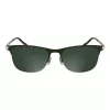 ZEISS óculos de sol de homem ZS25163S-326, armação preta, lentes cinzentas, 55-18-145