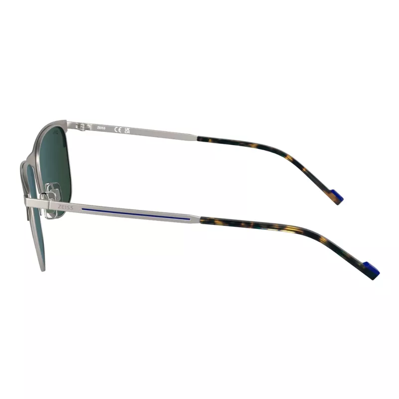 ZEISS óculos de sol de homem ZS25163S-326, armação preta, lentes cinzentas, 55-18-145
