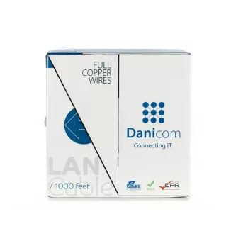 DSIT DANICOM CAT5E UTP 305m PVC (Fca) cabo em massa DC-UTP5E-305-FCA