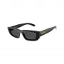 Arnette AN4357-121487 óculos de sol de homem, retangulares, armação preta mate, lentes cinzentas, 53/17/145 mm