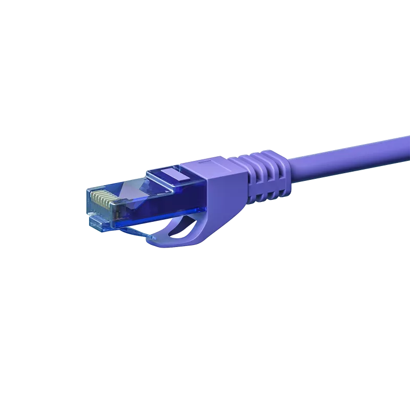 DSIT UTP CAT6a 0,25m cabo de rede roxo - 100% cobre (DC-U6A8-002)