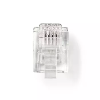 DSIT ficha de telefone RJ11 - 4 polos - 10 unid. (DC-RJ11-10PCE)