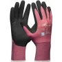 GEBOL Master Flex Lady luvas de trabalho tamanho 8 preto/rosa 709944