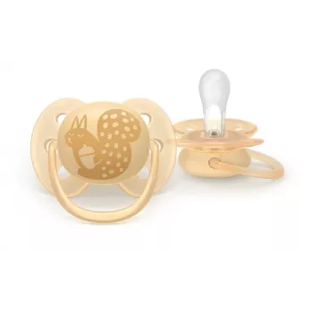 Philips Avent Ultra Soft DECO Chupeta 6-18 meses, pack de 2