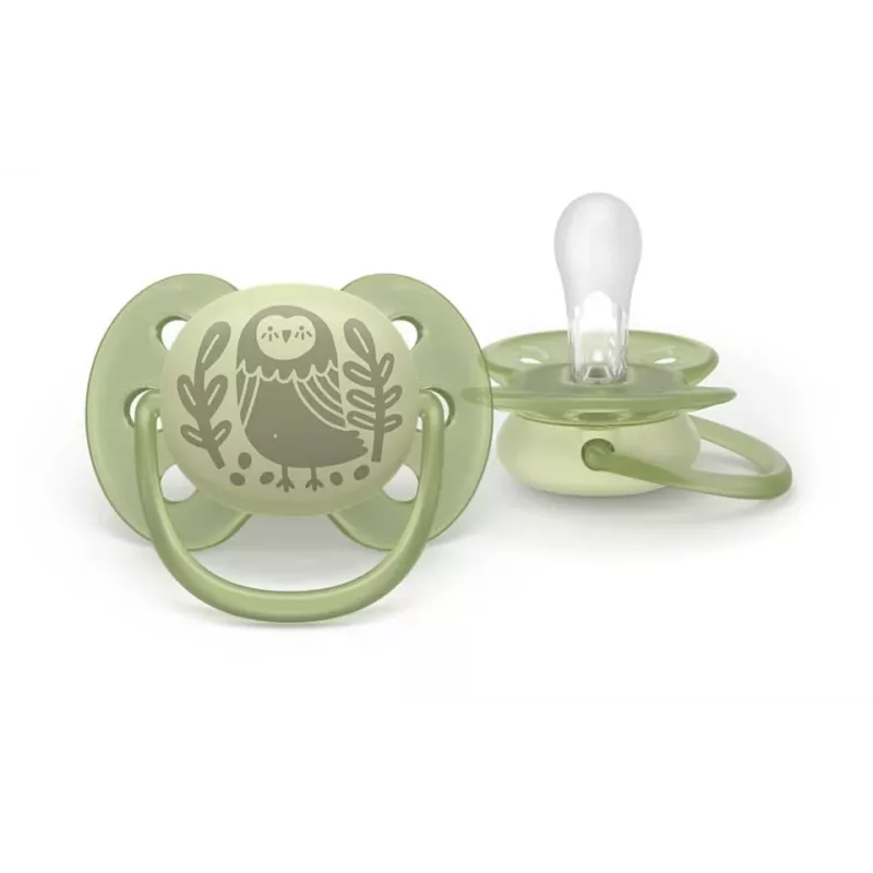 Philips Avent Ultra Soft DECO Chupeta 6-18 meses, pack de 2