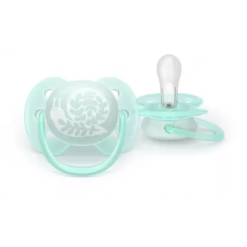 Philips Avent Ultra Soft DECO Chupeta 0-6 meses, pack de 2