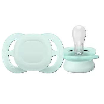 Philips Avent Ultra Start chupeta 0-2 meses, pack de 2
