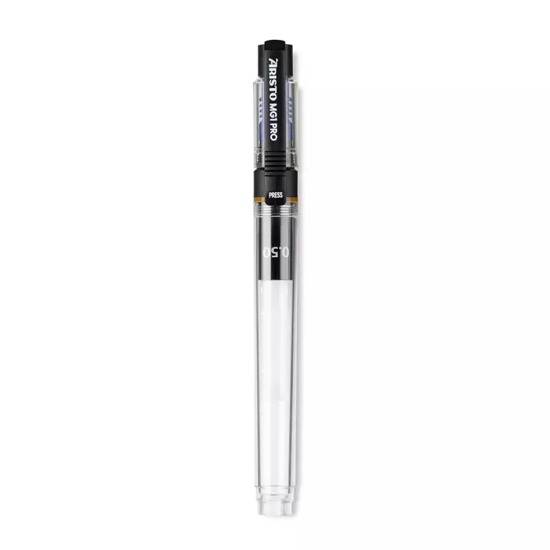 ARISTO mg1 pro lapiseira técnica 0,5 mm, recarregável, ponta de aço inoxidável, compatível com tinta, 1 unid. AR63050