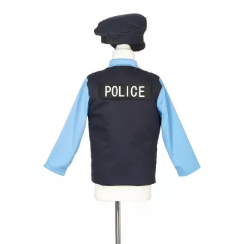 Souza! Fato de Polícia com Chapéu e Acessórios, Idade 4-7